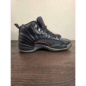 Size 8.5 - Air Jordan 12 Utility Grind Black Red Suede Leather (DC1062-006)